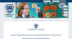 Desktop Screenshot of lutterworthcollege.com